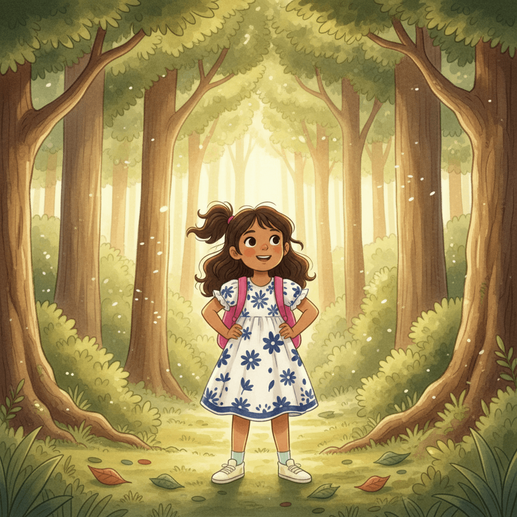 Page 1 of "Zayna and the Whispering Well" — a personalized story for Zayna