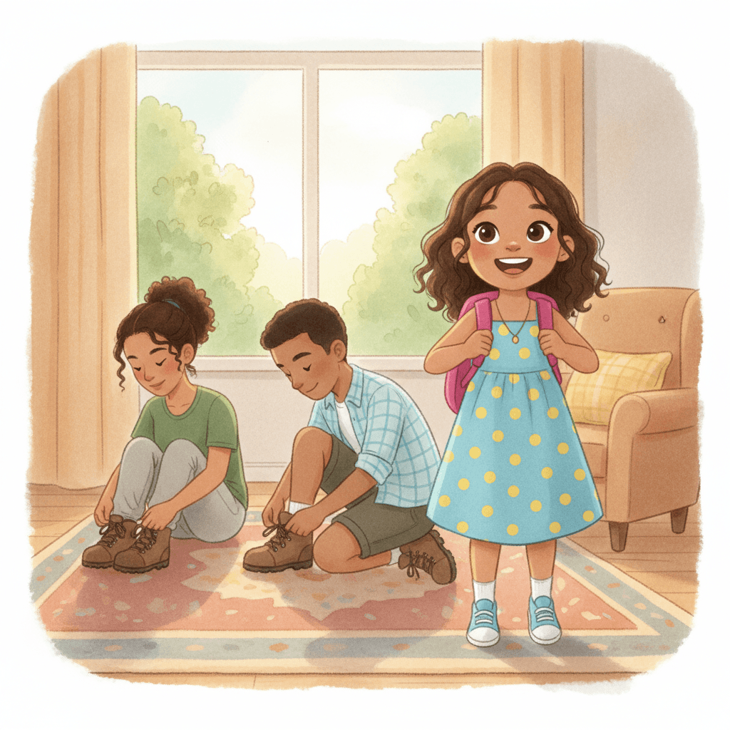 Page 1 of "Zayna's Mountain Discovery" — a personalized story for Zayna