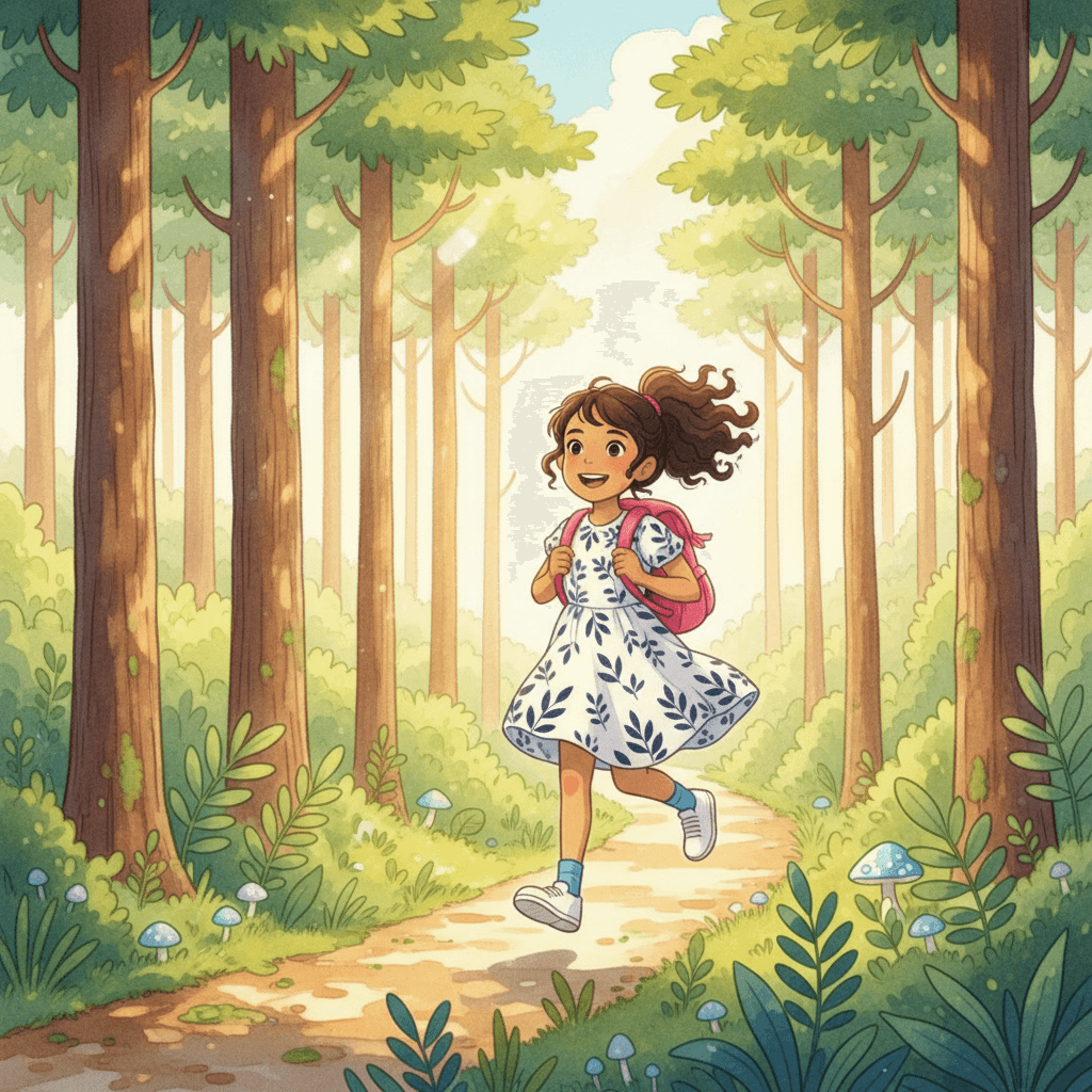 Page 1 of "Zayna and the Whispering Well" — a personalized story for Zayna