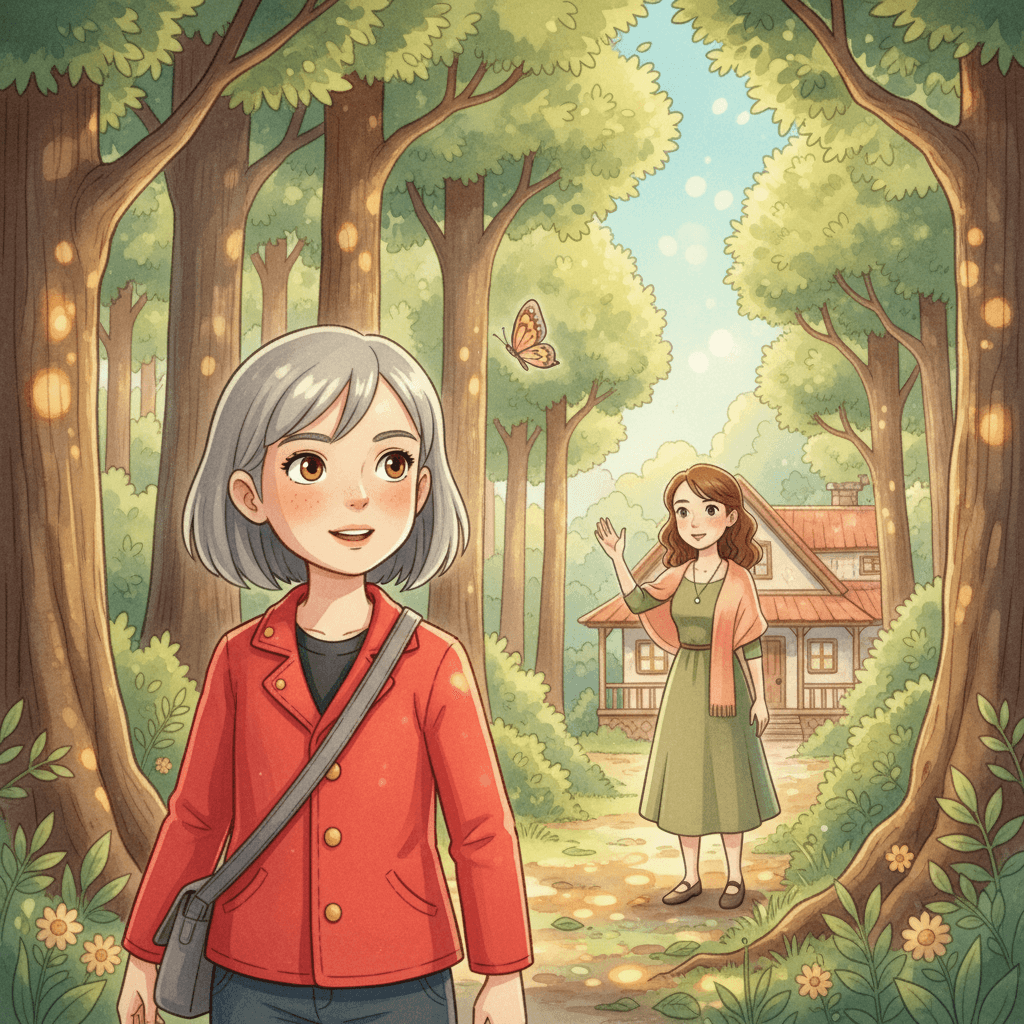 Page 1 of "Ada and the Whispering Woods" — a personalized story for Ada