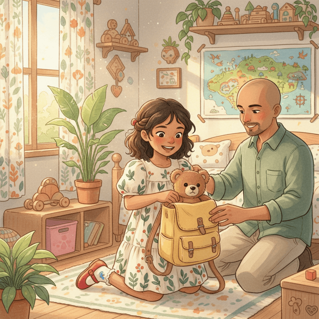 Page 1 of "Zayna and the Whispering Clouds" — a personalized story for Zayna