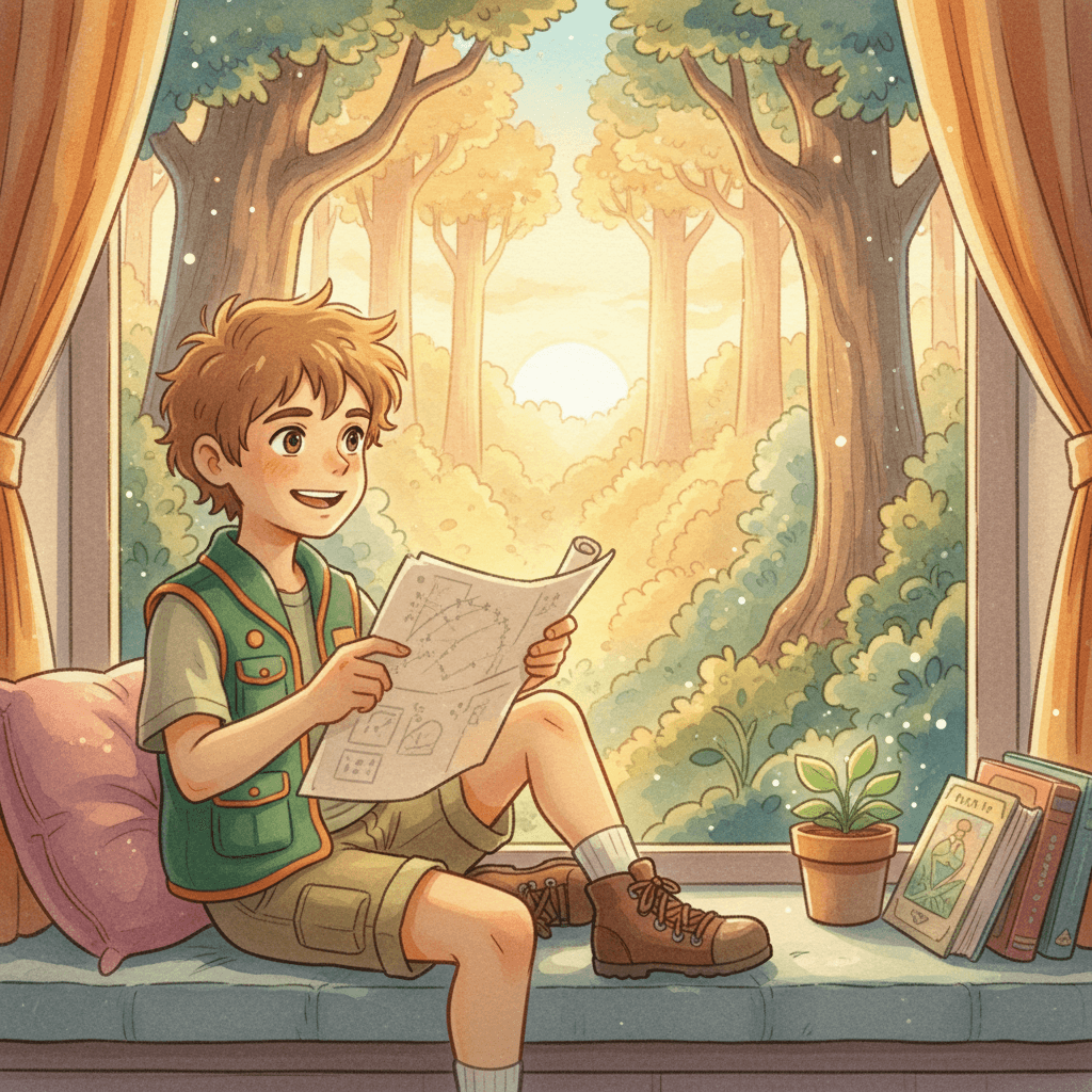Page 1 of "Niish and the Whispering Moon" — a personalized story for Niish
