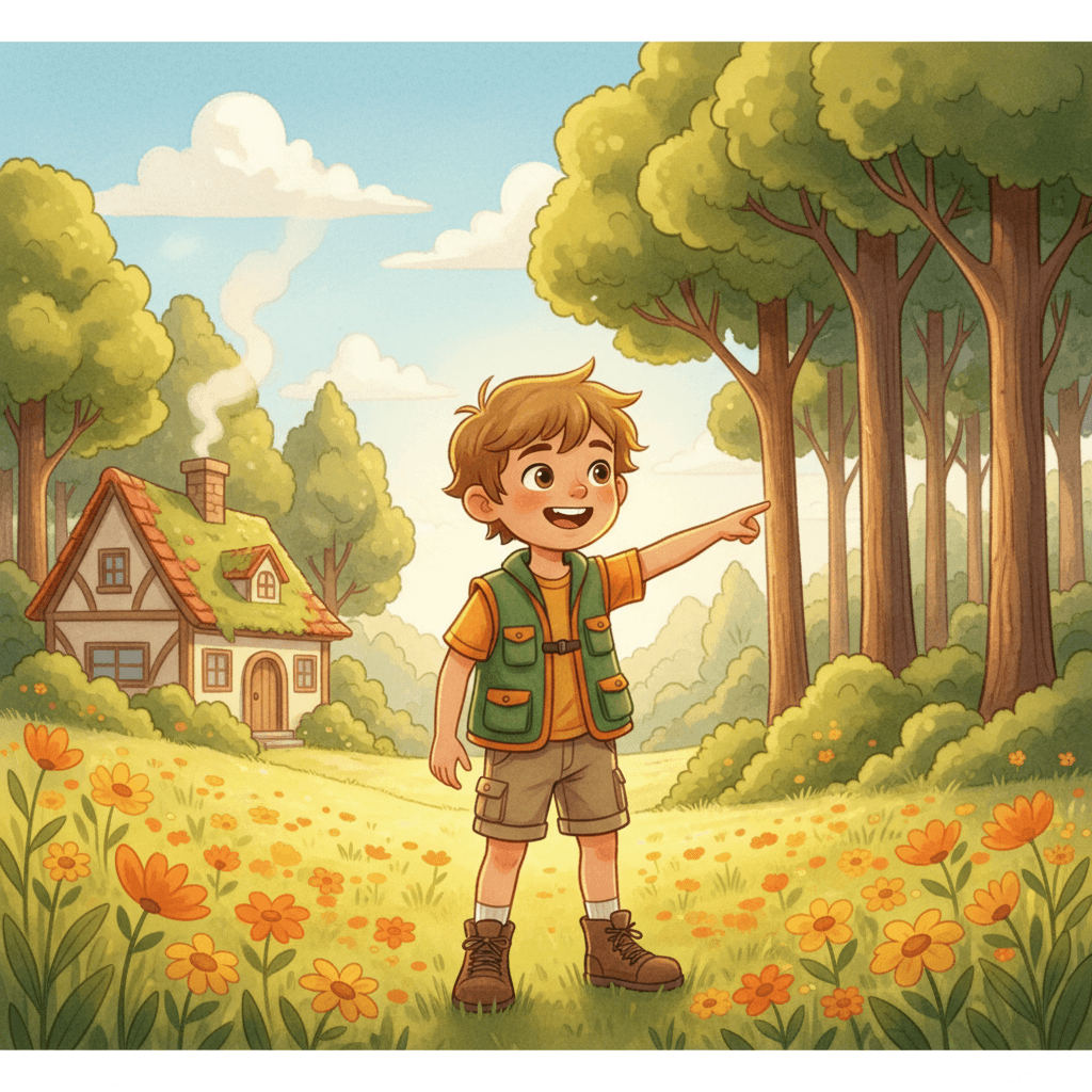 Page 1 of "Wyman's Wonderful World" — a personalized story for Wyman